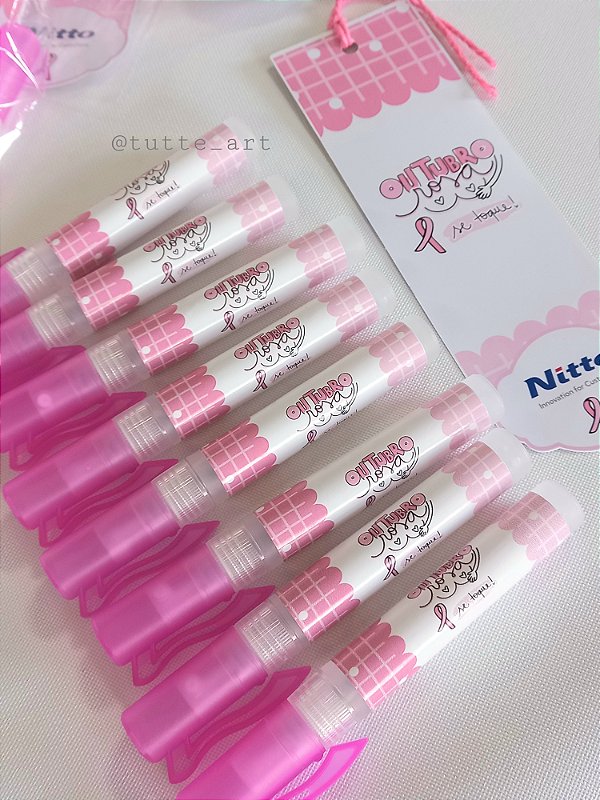 Bastão de álcool em Gel Outubro Rosa