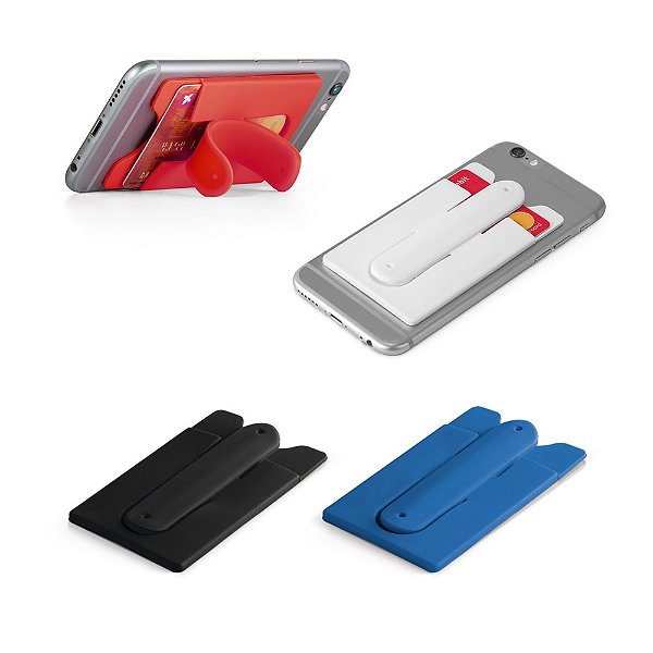 Porta Cartões para Celular em Silicone
