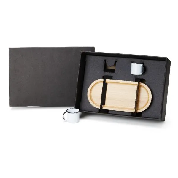 Kit Bandeja E Canecas - 3 Pçs