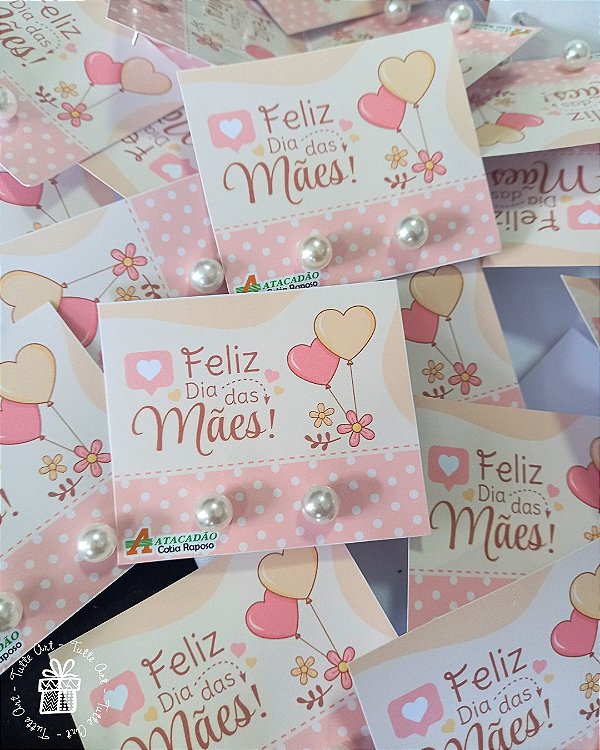 Brinco no Card Personalizado para o Dia das Mães