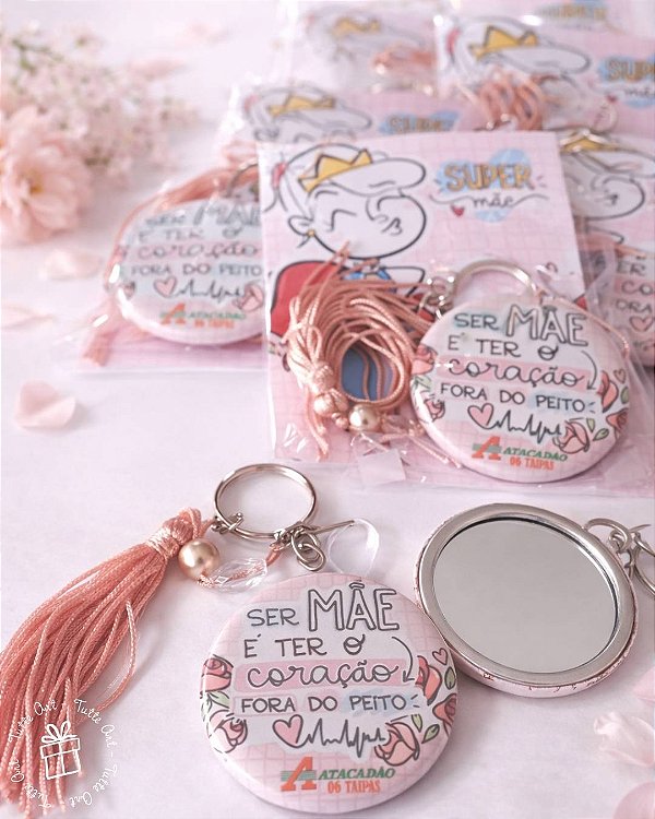 Chaveiro Espelho Dia Das Mães