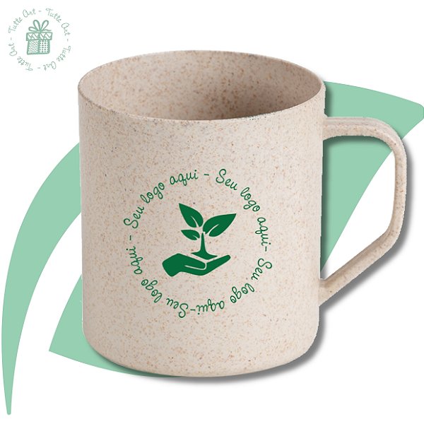 Caneca Fibra de Arroz 400ml