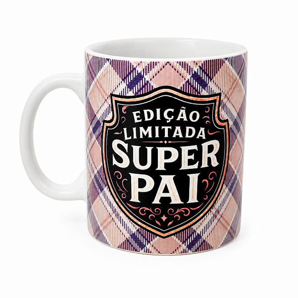 Caneca de Cerâmica Personalizada 325ml Dia dos Pais