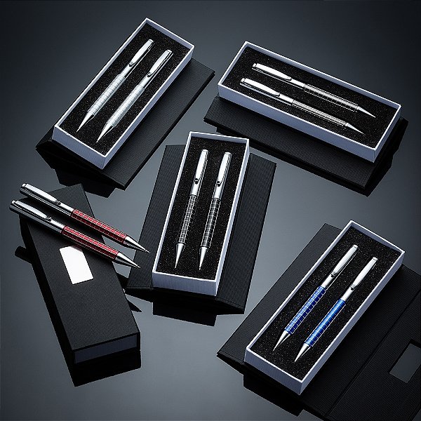 Conjunto Caneta e Lapiseira Metal
