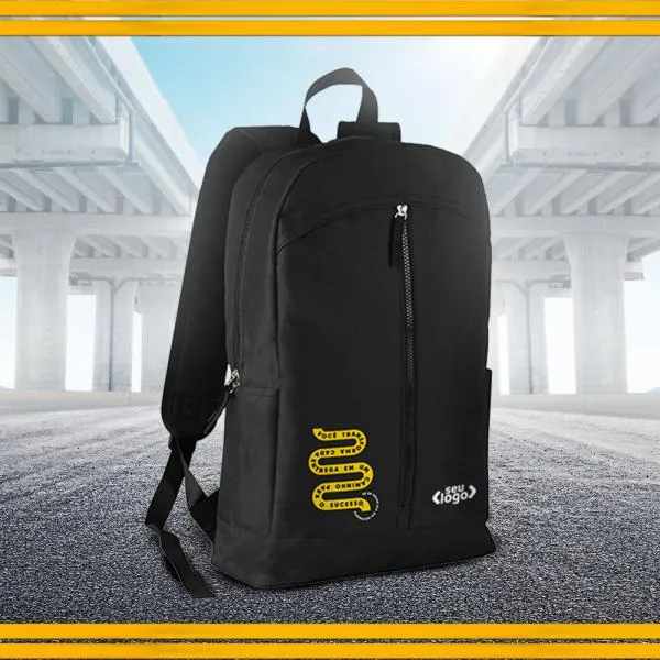 Mochila Em Polyester 600D - 15L - Preta
