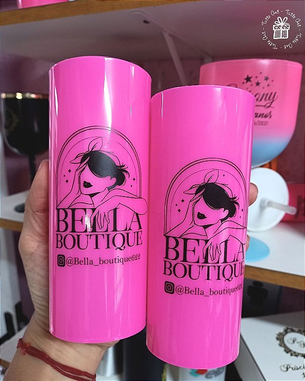Copo Long Drink Outubro Rosa