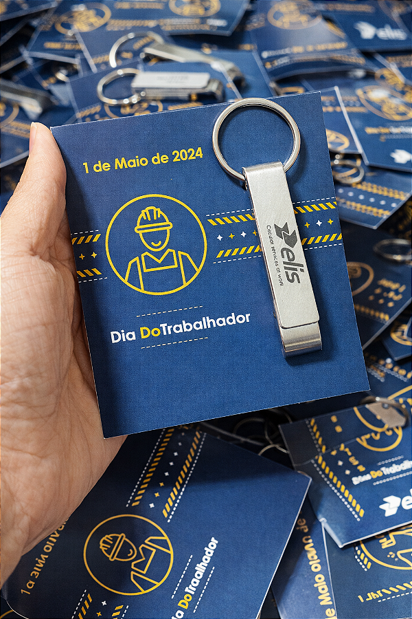 Chaveiro Abridor Com Card Personalizadod