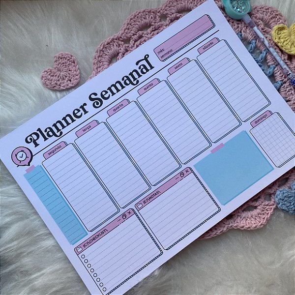 Desk Planner Semanal