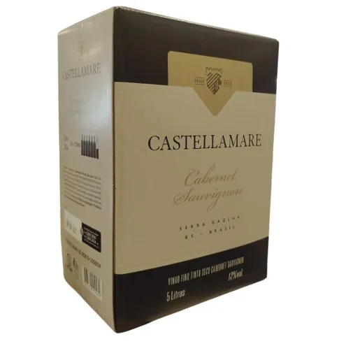 Vinho Castellamare Cabernet Sauvignon Bag in Box 5L