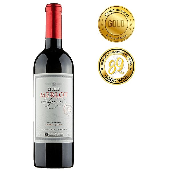 Vinho Miolo Merlot Terroir 750 ml