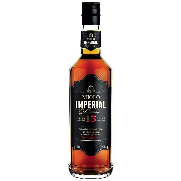 Conhaque Miolo Brandy Imperial 15 anos 750ml