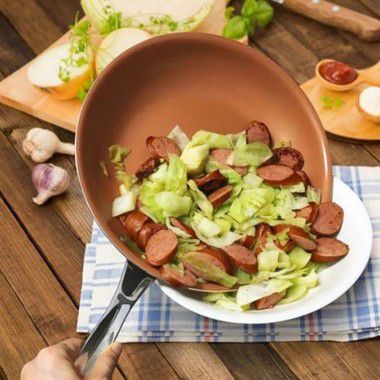 Panela Antiaderente MaxChef | Feita de Cerâmica e Titânio‎