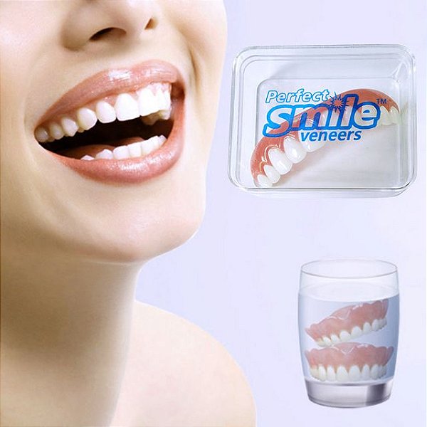 Sorriso Perfeito Com Smile Dentes Postiço