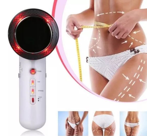 APARELHO ULTRASSOM E INFRAVERMELHO MASSAGEADOR 3 EM 1 - CAVITAÇÃO