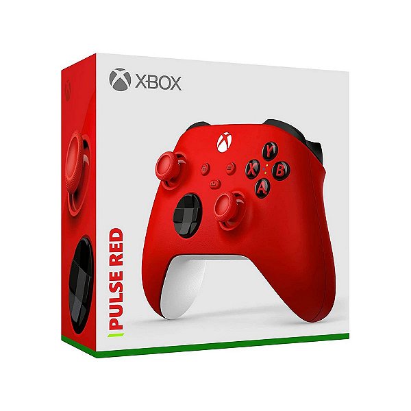 Controle Xbox Vermelho Pulse Red - Xbox Series X/S, One e PC