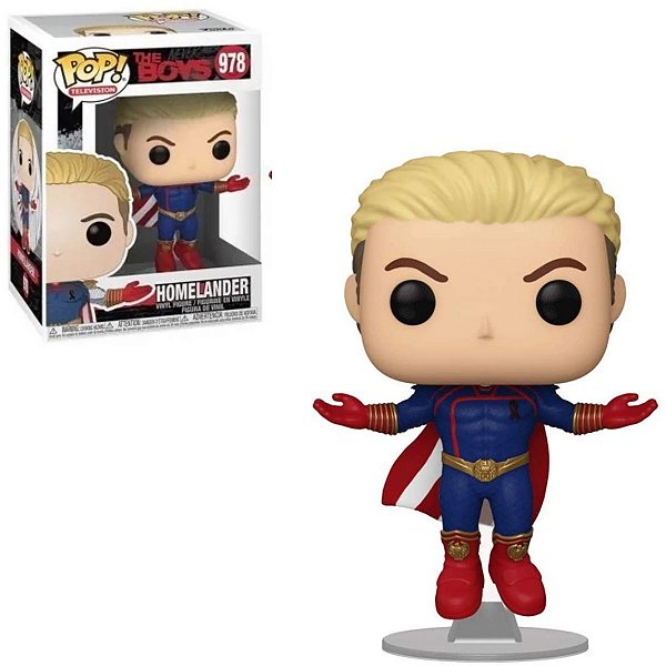 Funko Pop The Boys 978 Homelander Capitão Pátria