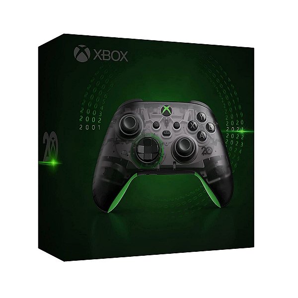 Controle Xbox 20th Anniversary Ed. Xbox Series X/S, One e PC