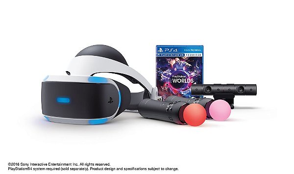 PlayStation VR Launch Bundle Worlds ZVR2 - Óculos Realidade Virtual