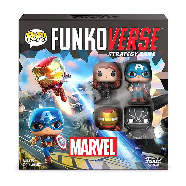 Funko Pop Funkoverse Marvel Base Set - Inglês
