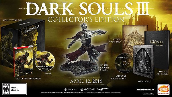 Jogo Dark Souls Iii Collectors Edition - Xbox One - Bandai Namco Games