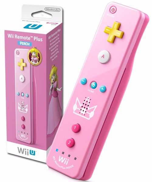 Controle Wii Wii U Remote Plus Peach