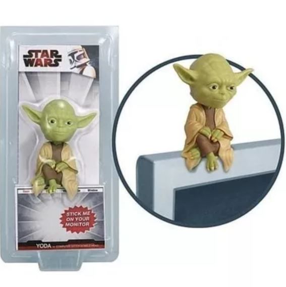 Bobblehead para Monitor PC ou TV Funko Star Wars Yoda