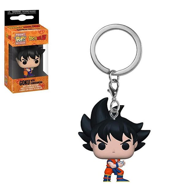 Chaveiro Funko Pocket Pop Dragon Ball Z Goku w/ Kamehameha