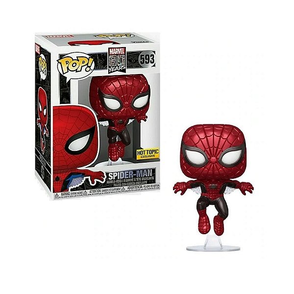 Funko Pop Marvel 80 Years 593 Spider-man Exclusive