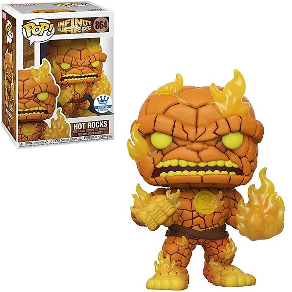 Funko Pop Infinity Warps 864 Hot Rocks The Thing Limited