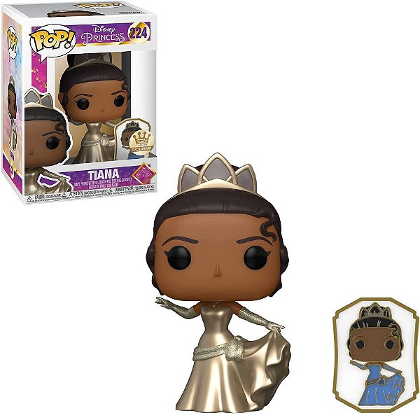 Funko Pop Disney Princess 224 Tiana w/ Pin Exclusive