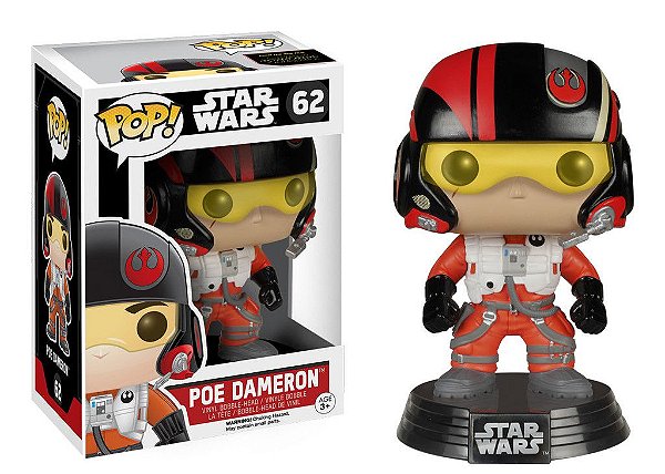 Funko Pop Star Wars The Force Awakens 62 Poe Dameron