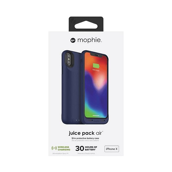 Case Bateria Extra Mophie Juice Pack iPhone X – Blue (401002006)