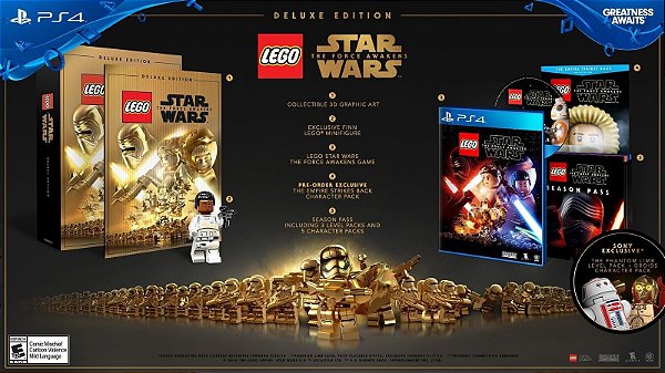 Lego Star Wars O Despertar da Força Ed. Deluxe Ps4