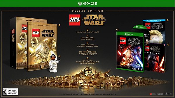 Lego Star Wars: Force Awakens Deluxe Edition + Lego Finn - Xbox One