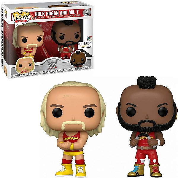 Funko Pop 2 Pack Hulk Hogan And Ms. T Hulkmania Exclusive