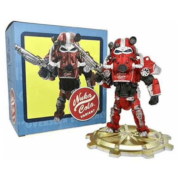 Fallout Nuka Cola Red Power Armor Figure Loot Crate
