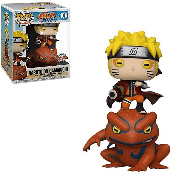 Funko Pop Naruto Shippuden 106 Naruto On Gamakichi