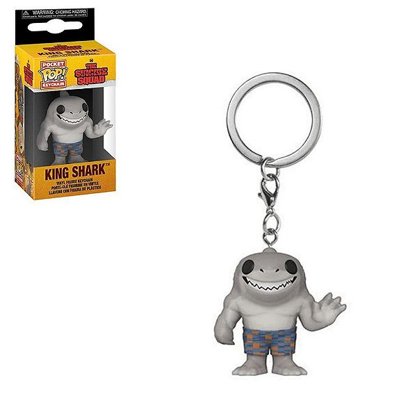 Chaveiro Funko Pocket Pop Suicide Squad King Shark