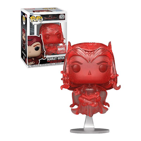 Funko Pop Marvel Wandavision 823 Scarlet Witch Red Glitter