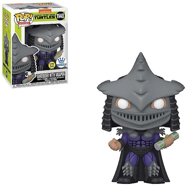 Funko Pop Teenage Mutant Ninja Turtles 1140 Shredder W/ Weapon Glows