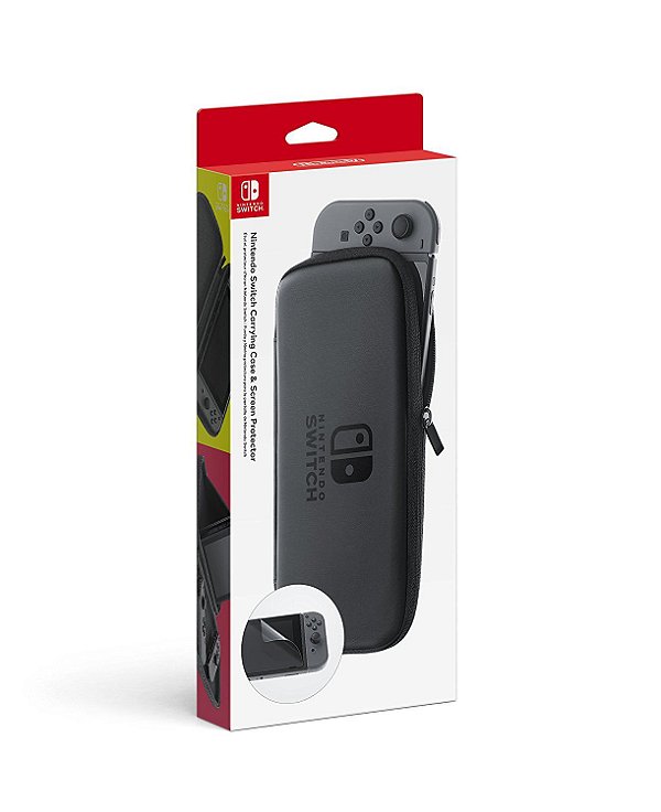 Nintendo Switch Carrying Case + Screen Protector - Switch