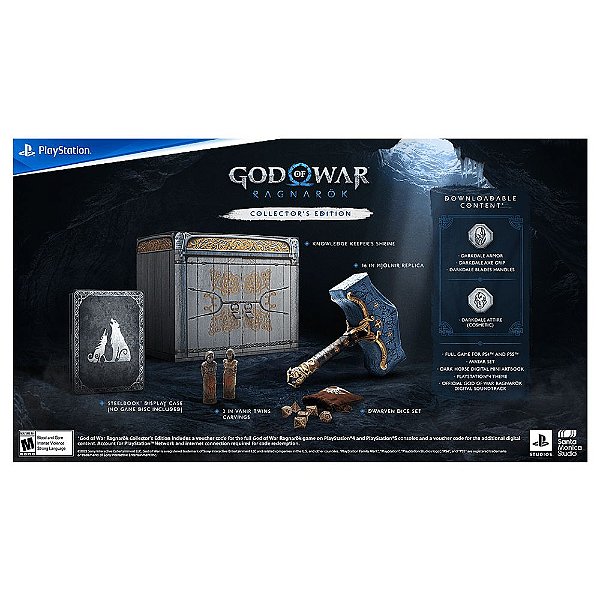 GOD OF WAR RAGNAROK EDIÇÃO DE COLECIONADOR – JR GAMES