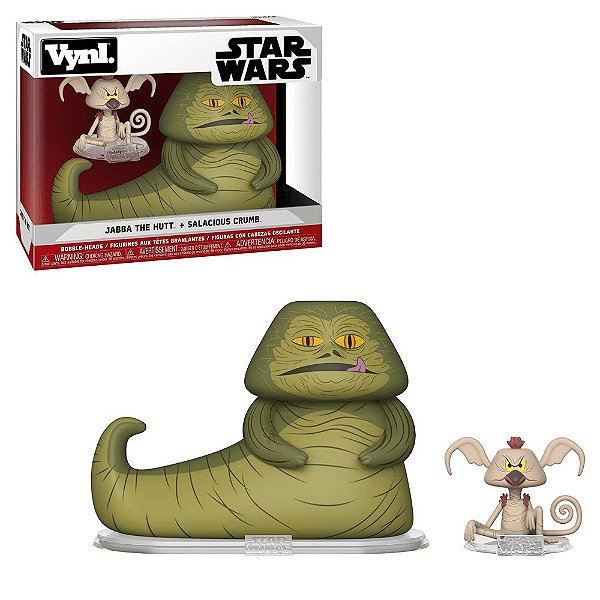Funko Vynl Star Wars Jabba the Hutt & Salacious Crumb 2 Pack