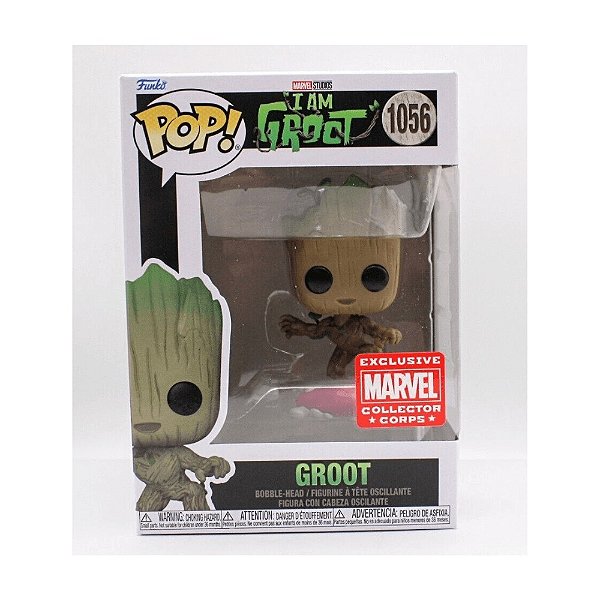 Funko Pop Marvel I Am Groot 1056 Surfer Groot Exclusive