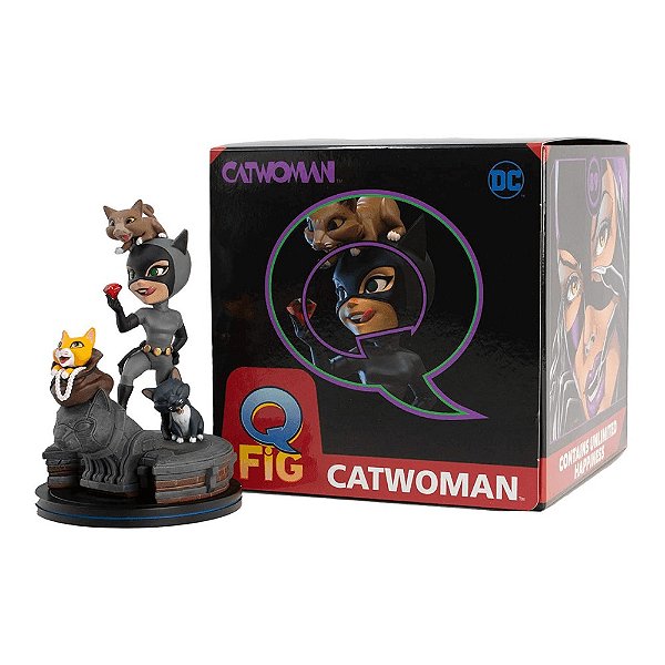 Dc Comics Catwoman w/ Cats Q-Fig Diorama QMx