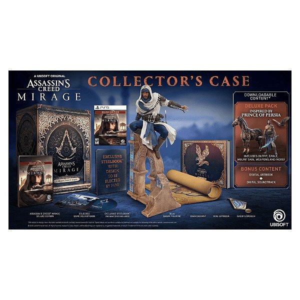 Jogo Assassins Creed Mirage Collector's Edition - PS5