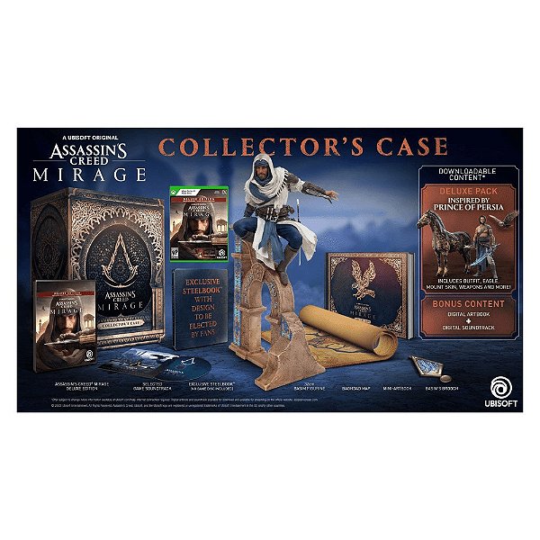 Jogo Assassins Creed Mirage Collector's Edition - Xbox One / Series X