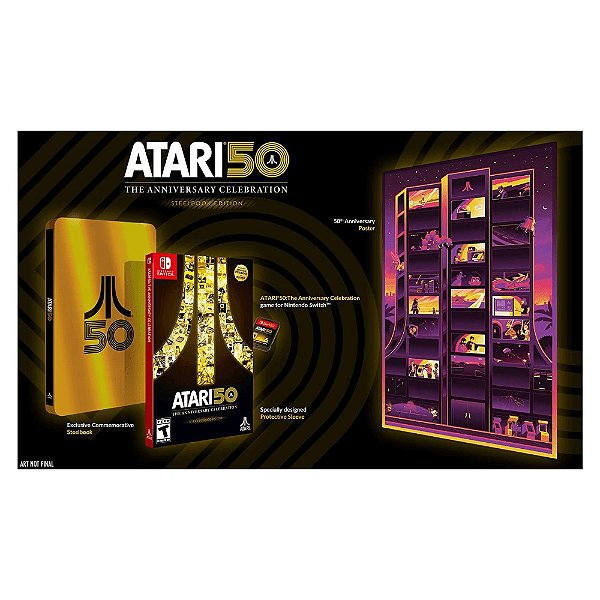 Atari 50 The Anniversary Celebration Steelbook Ed. Switch