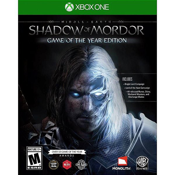 Jogo Middle Earth Shadow Of Mordor Goty - Xbox One - Warner Bros Interactive Entertainment