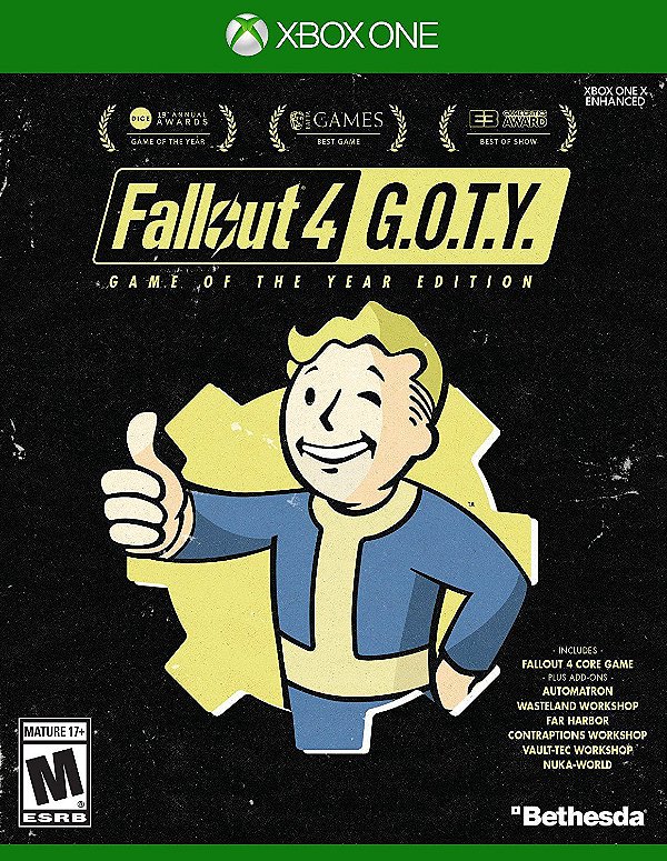 JOGO FALLOUT 3 G.O.T.Y. - XBOX 360/ONE